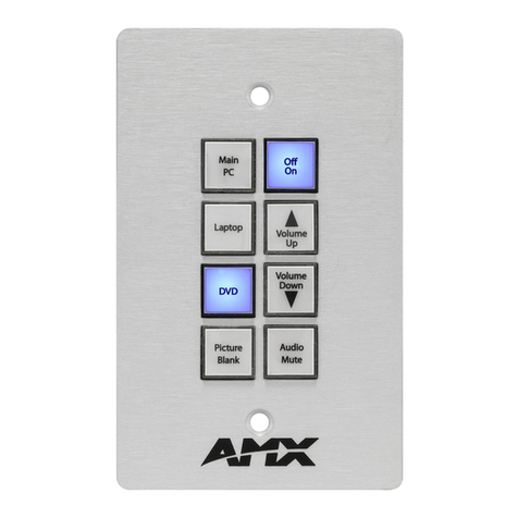 AMX Novara CP-1008-US User manual