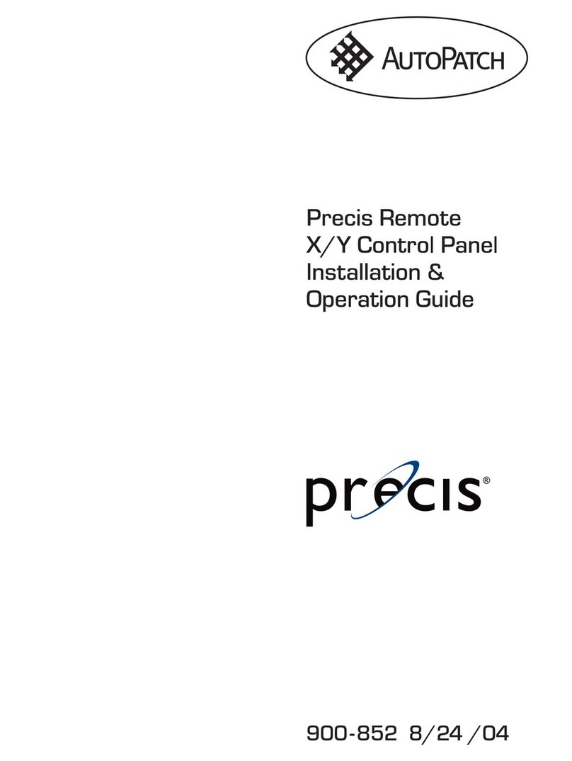 AMX Precis Original operating instructions