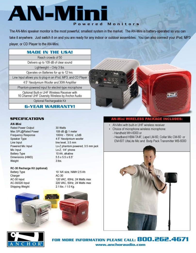 Anchor AN-Mini User manual