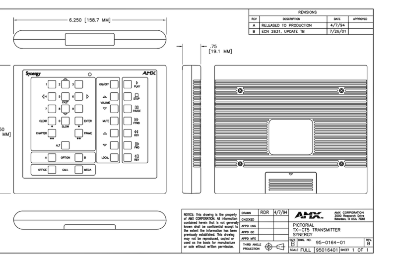 AMX Classroom Transmitter TX-CT5 Quick start guide