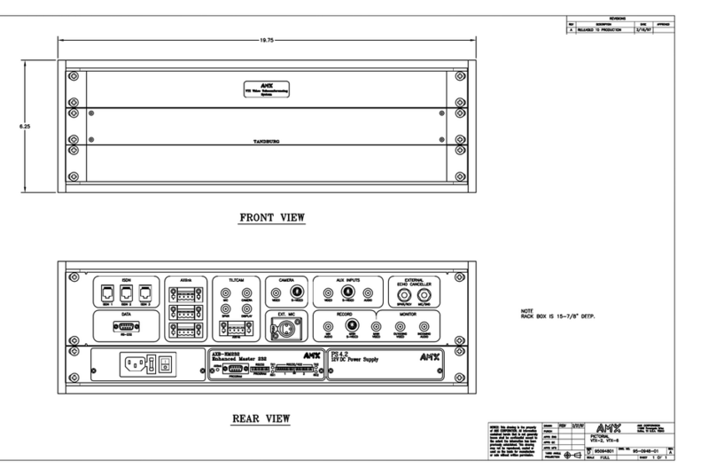 AMX VTX-2 Quick start guide AMX VTX-2 Quick start guide