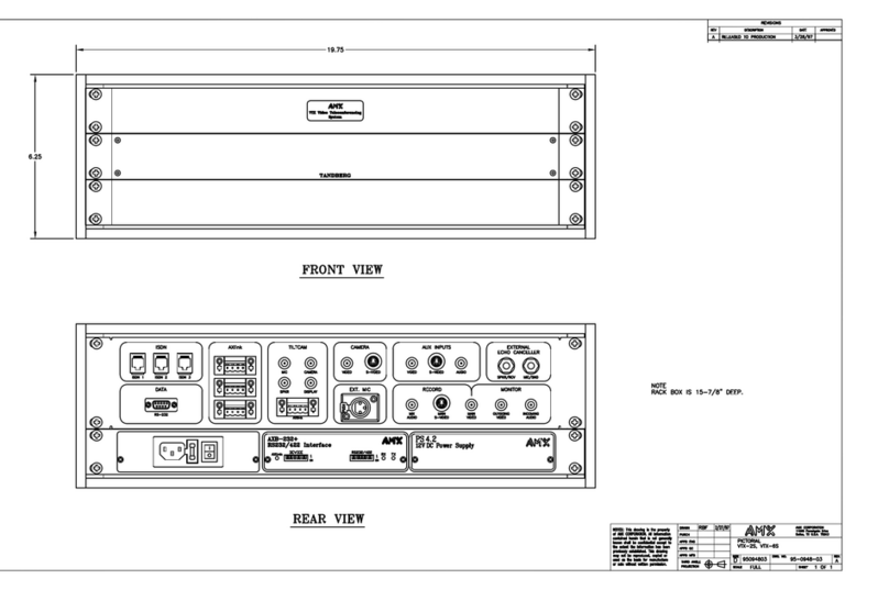 AMX VTX-2S Quick start guide AMX VTX-2S Quick start guide