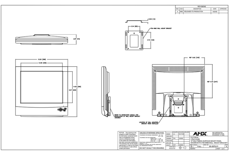 AMX VTM-D15/AB Schematic diagram
