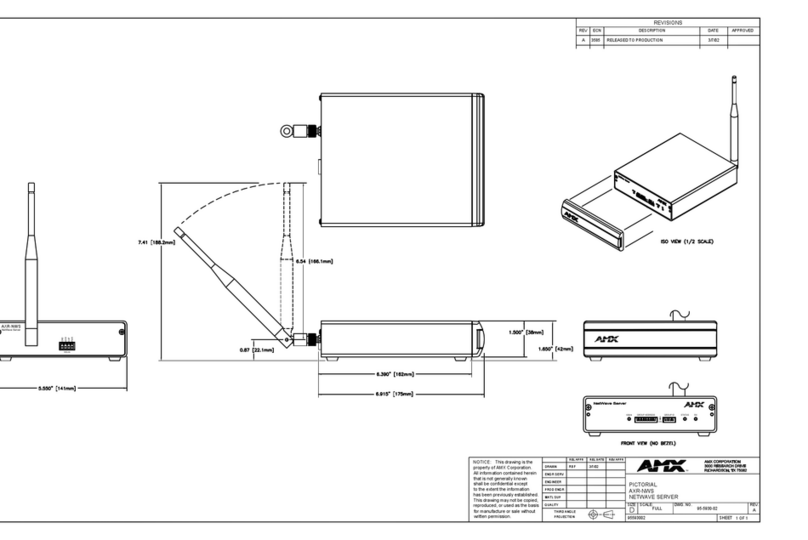 AMX AXR-NWS User guide