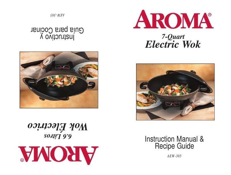 Aroma AEW-305 Instruction manual & recipe guide