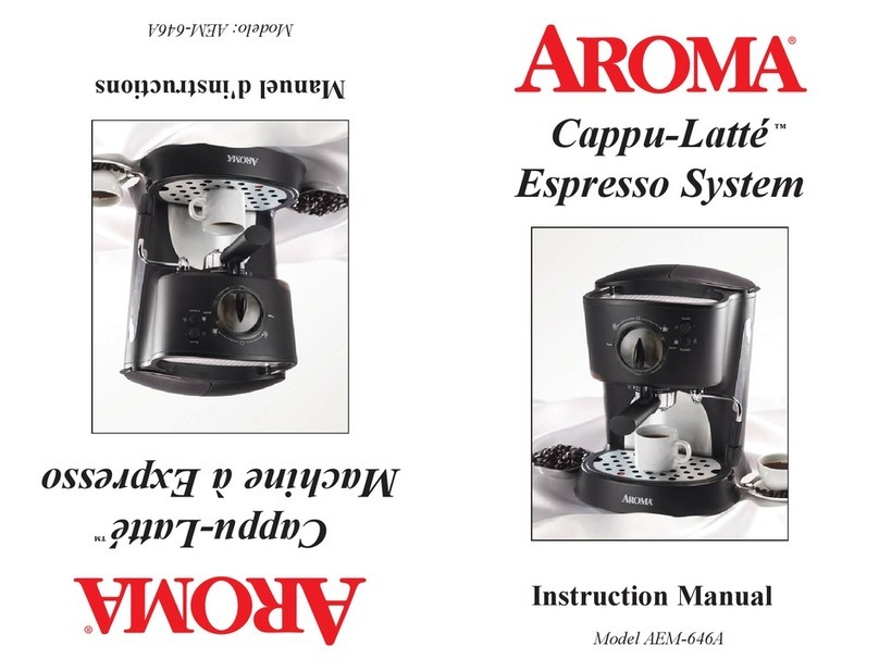 Aroma Cappu-Latte AEM-646A User manual