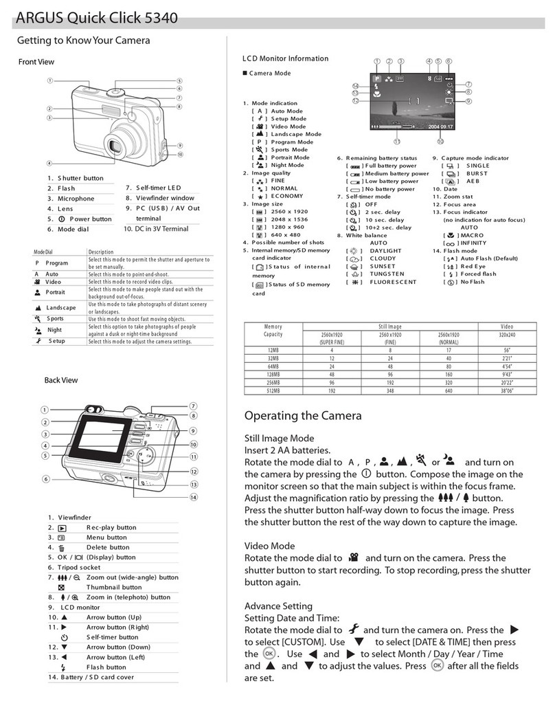 Argus Quick Click QC-5340 Get to know