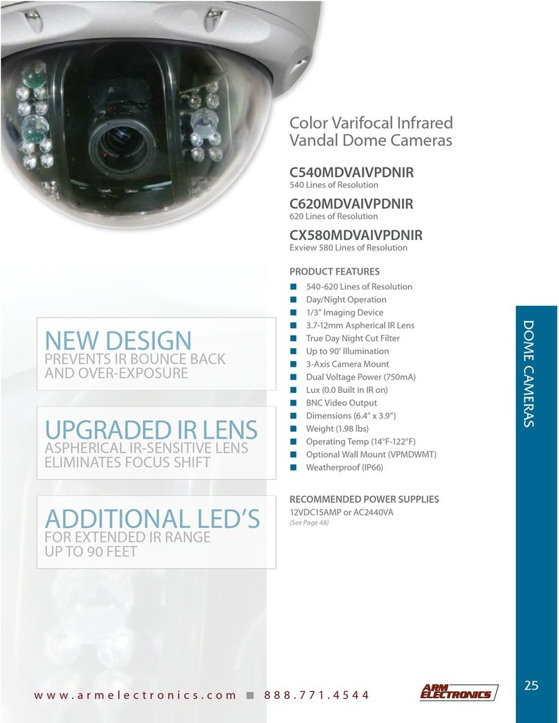 Arm Electronics C540MDVAIVPDNIR Owner's manual Arm Electronics C540MDVAIVPDNIR Owner's manual