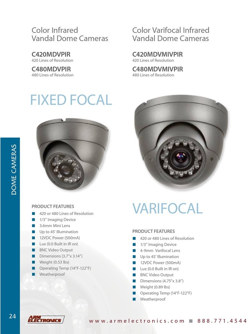 Arm Electronics C420MDVMIVPIR Owner's manual Arm Electronics C420MDVMIVPIR Owner's manual