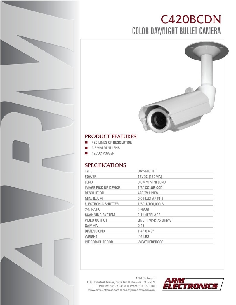 Arm Electronics C420BCDN User manual Arm Electronics C420BCDN User manual