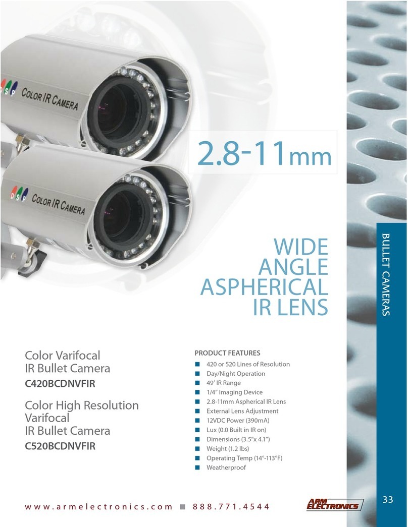 Arm Electronics C420BCDNVFIR Owner's manual Arm Electronics C420BCDNVFIR Owner's manual