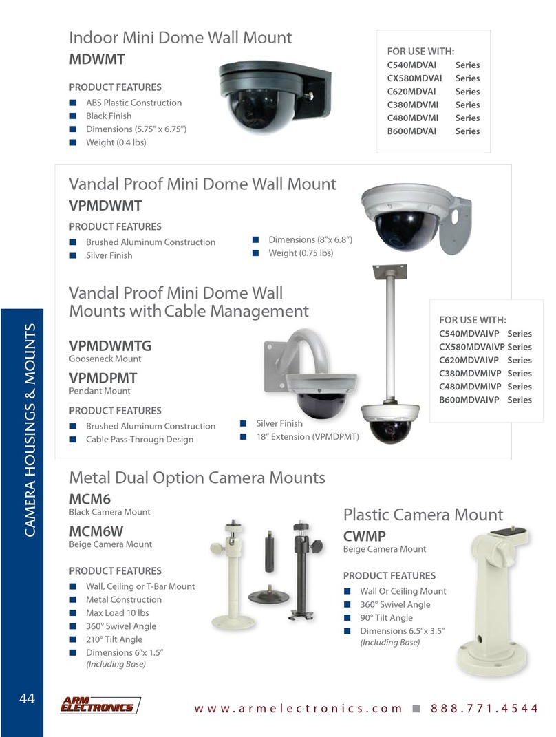 Arm Electronics B600MDVAI User manual