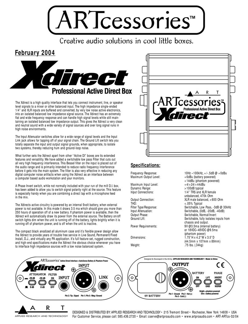 Art Xdirect User manual