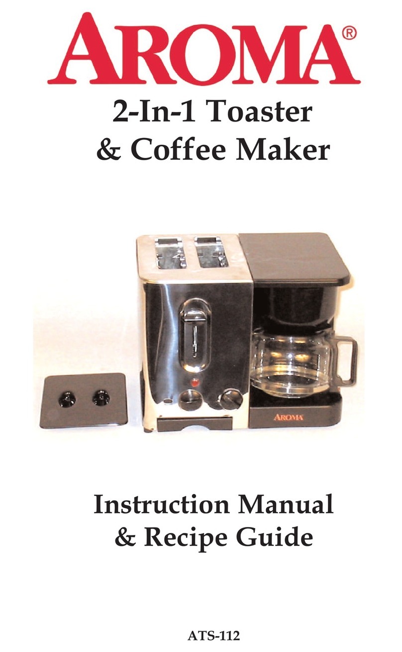 Aroma ATS-112 Instruction manual & recipe guide