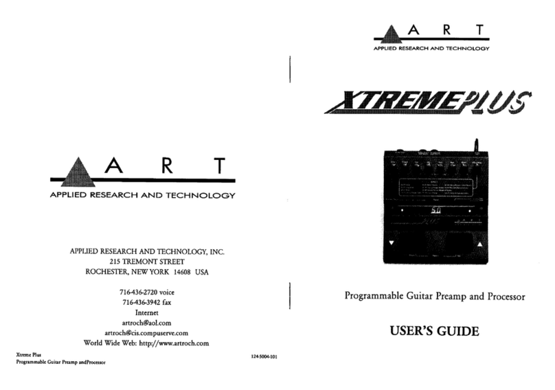 Art Xtreme Plus User manual