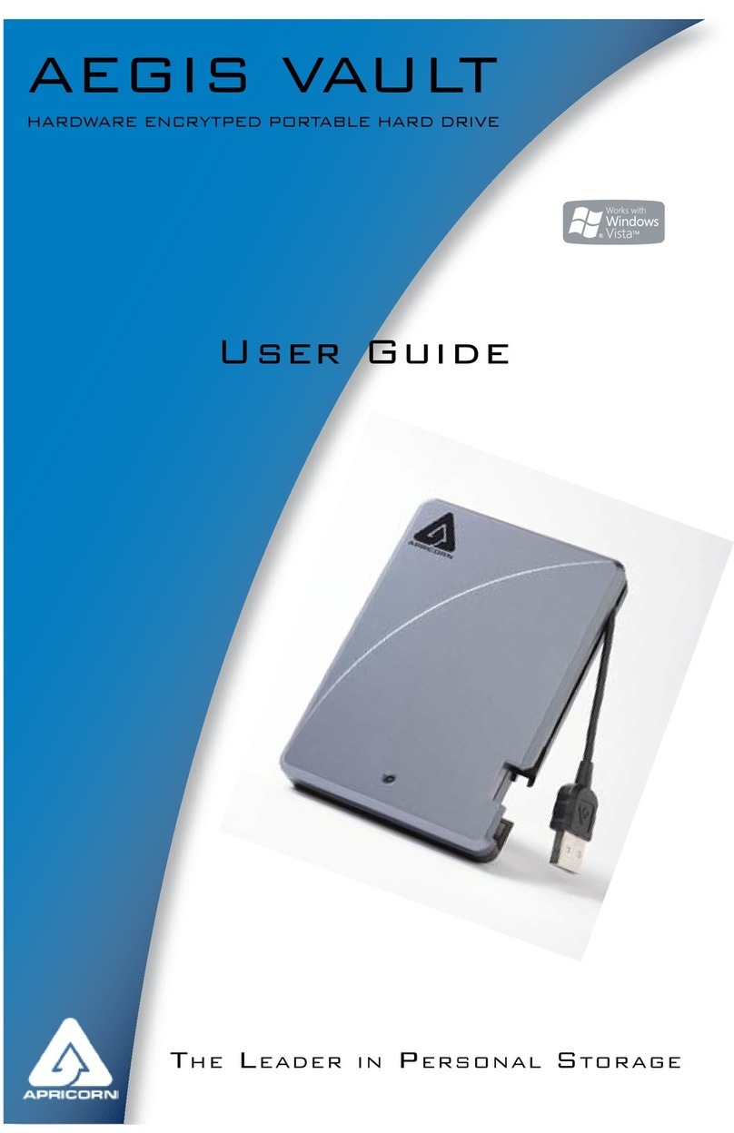 Apricorn Aegis Vault A25-VLT 120GB user guide