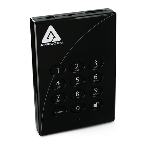 Apricorn Aegis Padlock A25-PLE256 256GB user manual