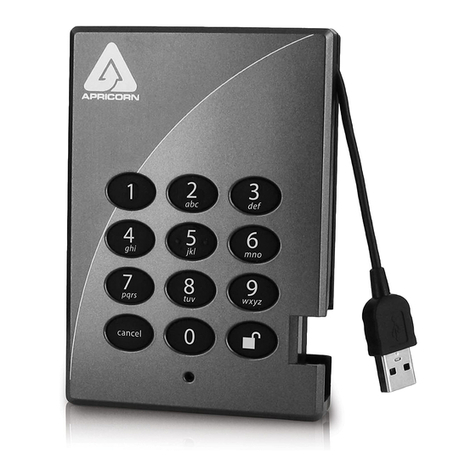 Apricorn Aegis Padlock A25-PL256-1TB User manual Apricorn Aegis Padlock A25-PL256-1TB User manual