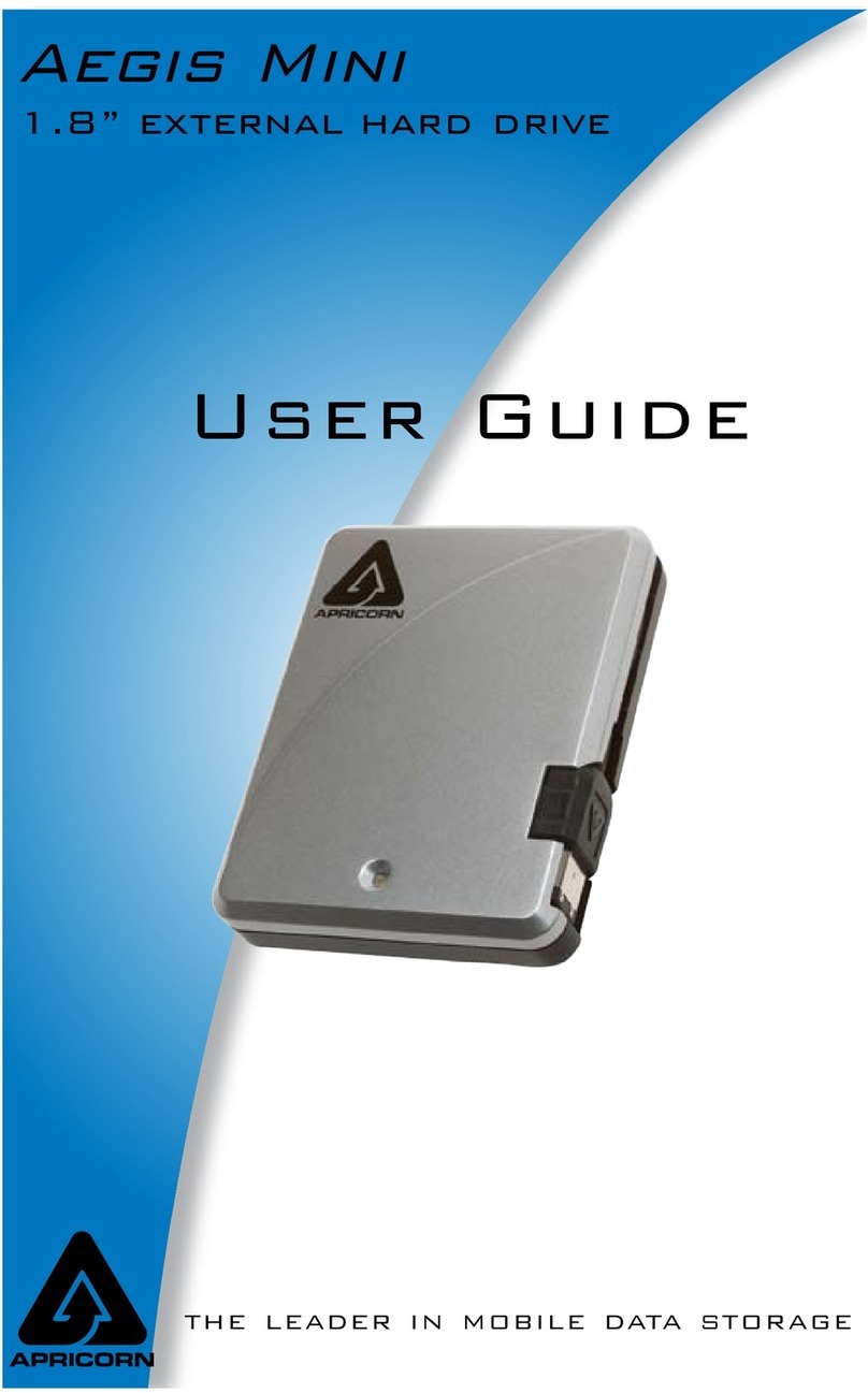 Apricorn Aegis Mini A18-FW 120GB User manual