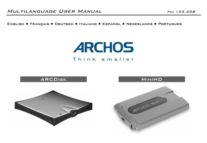 Archos ARCDisk user manual