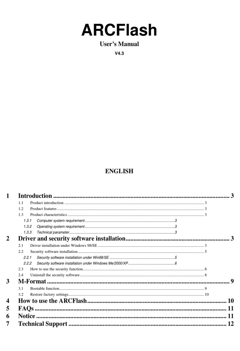 Archos ARCFlash User manual
