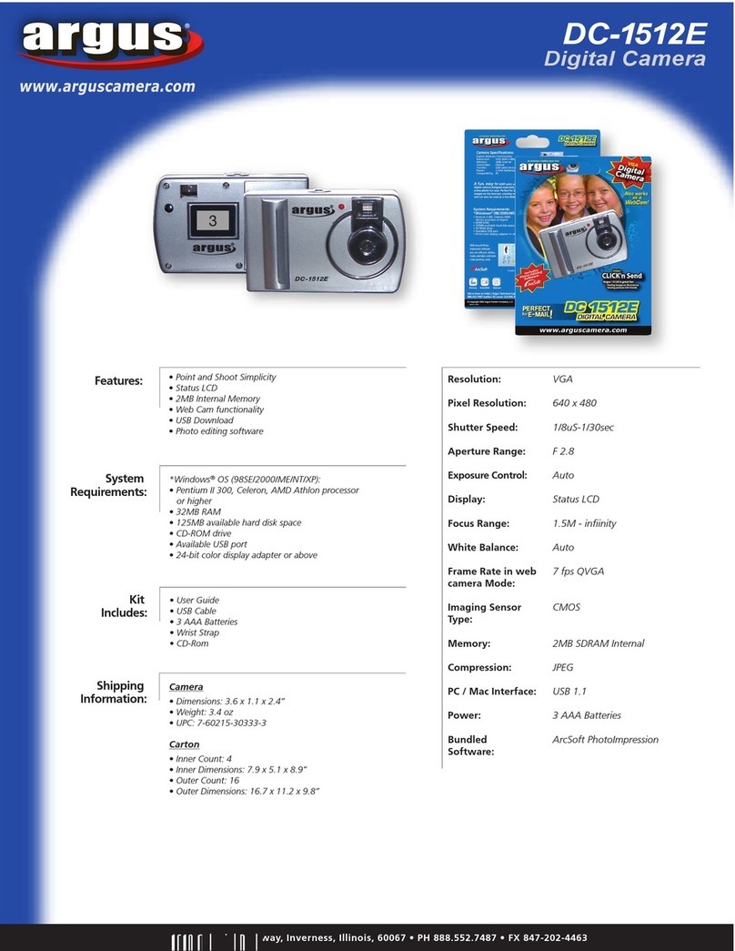 Argus Argus DC-1512E Specifications