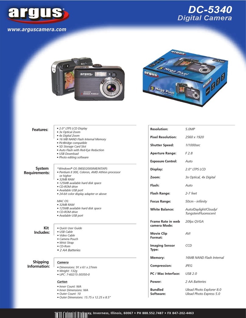 Argus DC-5340 User manual Argus DC-5340 User manual