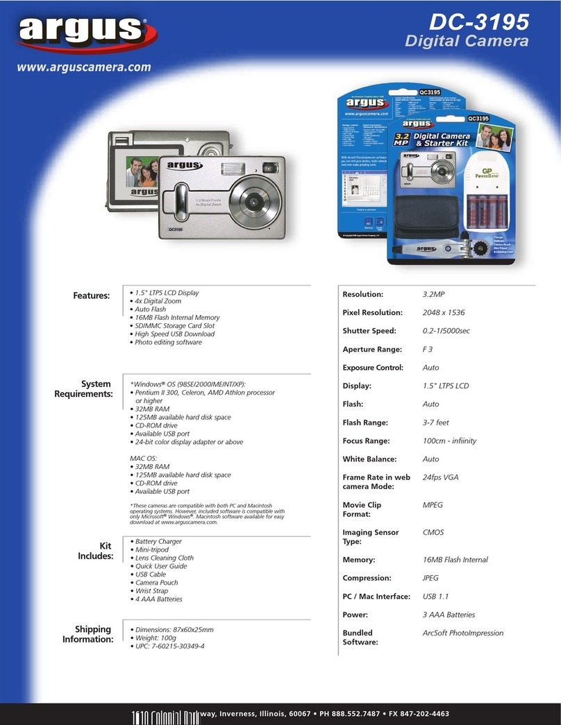 Argus DC-3195 User manual