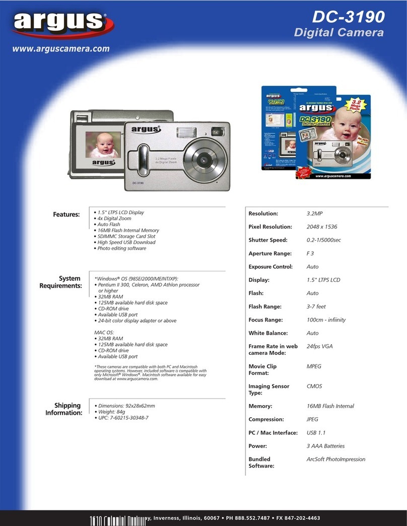 Argus DC-3190 Specifications
