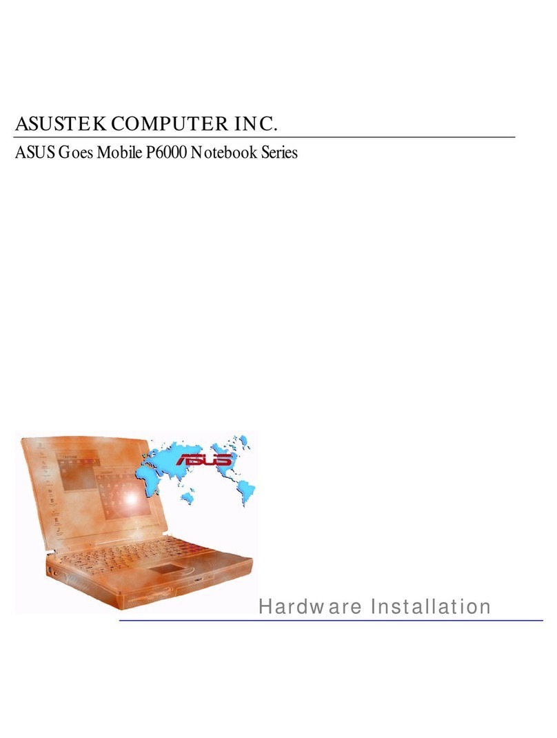Asus Goes Mobile P6000 Series Manual