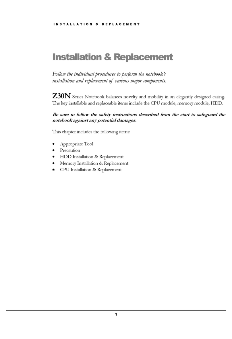 Asus Z30N Series Installation & replacement
