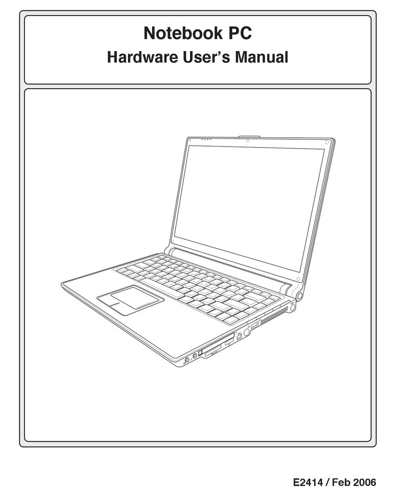 Asus W3A Hardware user manual