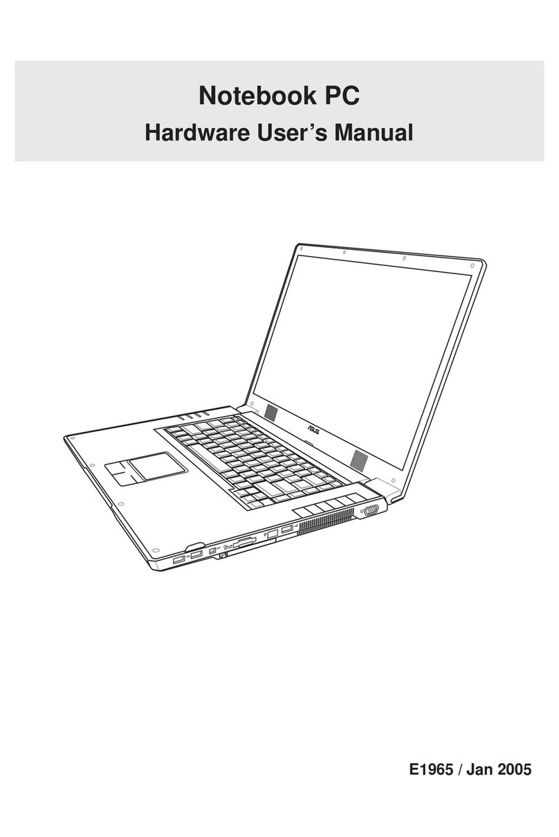Asus W2Vc Hardware user manual