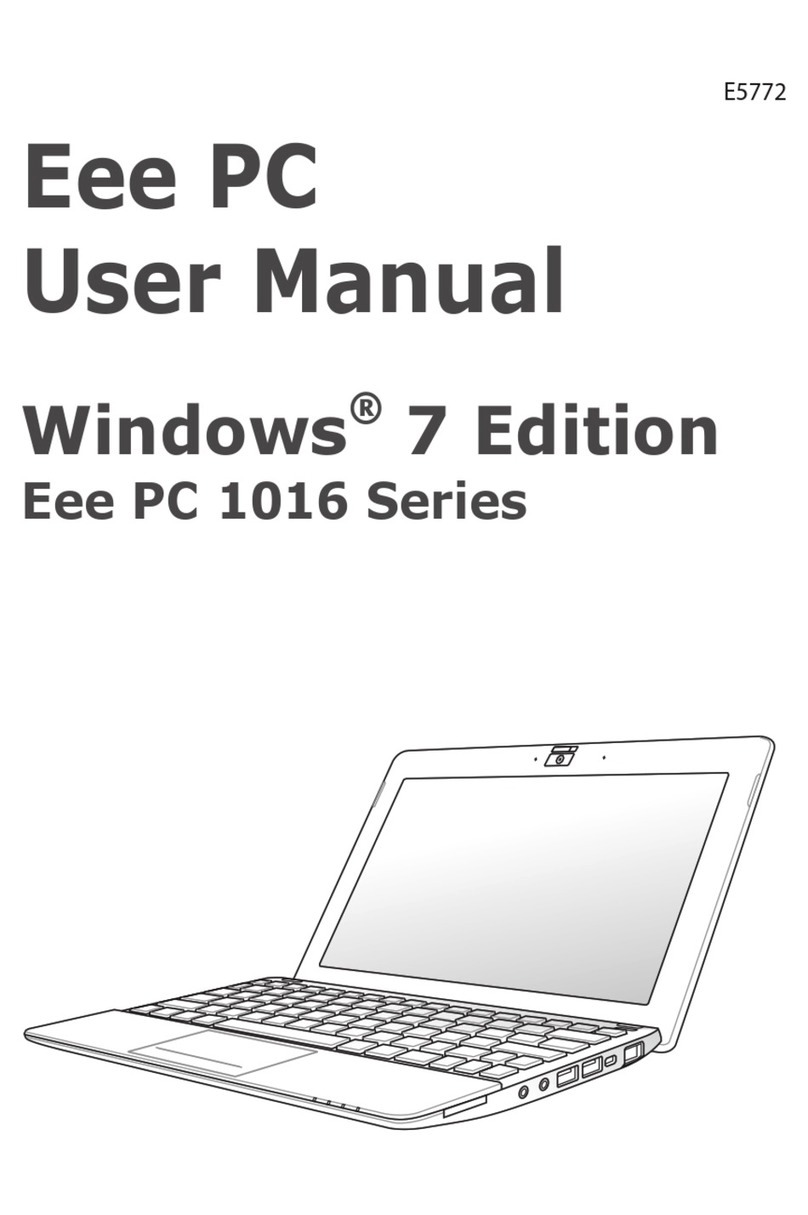 Asus Eee PC 1016P user manual