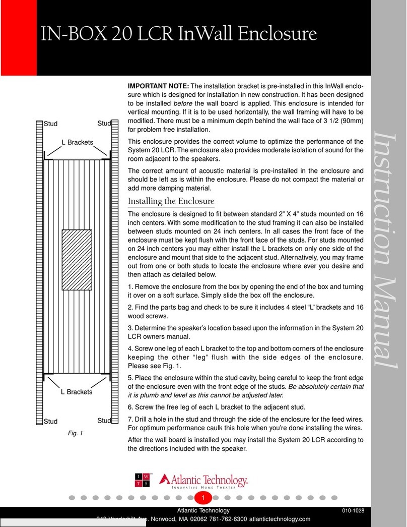 Atlantic Technology System 20 LCR instruction manual Atlantic Technology System 20 LCR instruction manual