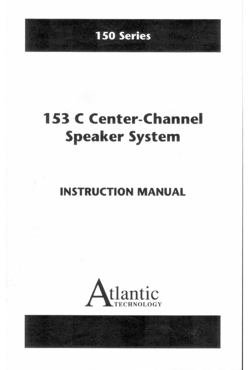 Atlantic Technology 153 C User manual