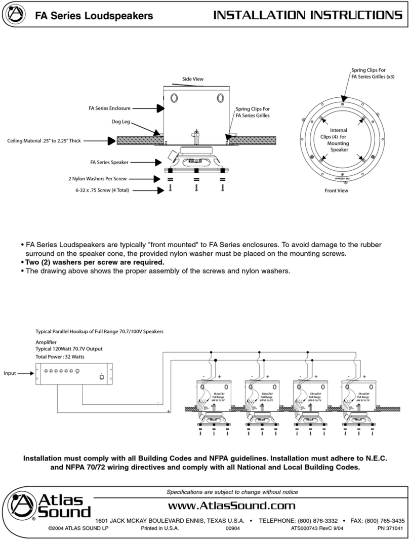 Atlas FA138T87 User manual