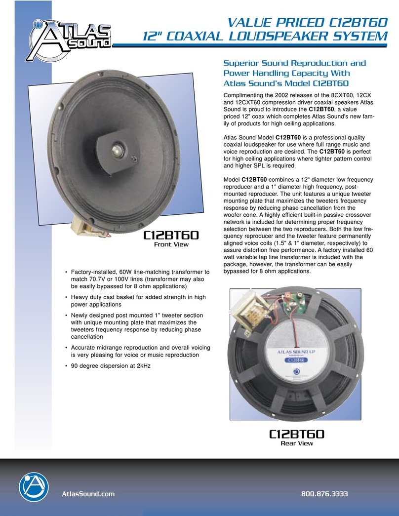 Atlas C12BT60 User manual