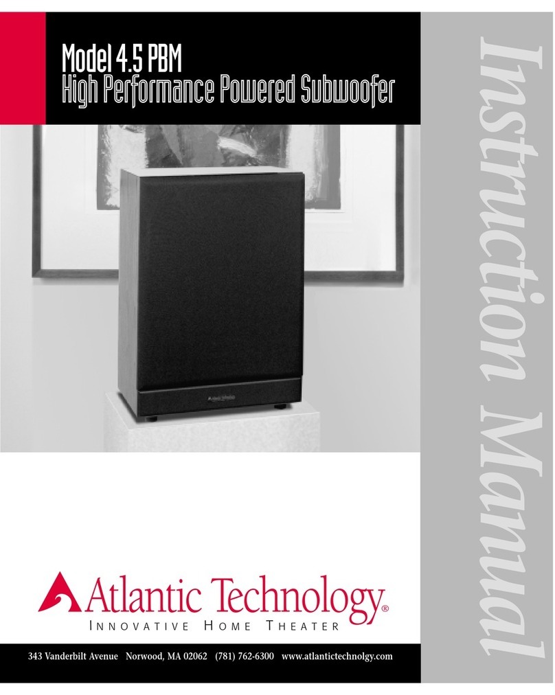 Atlantic Technology 4.5 PBM User manual