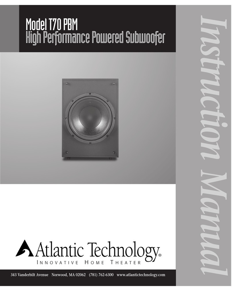 Atlantic Technology T70 PBM User manual