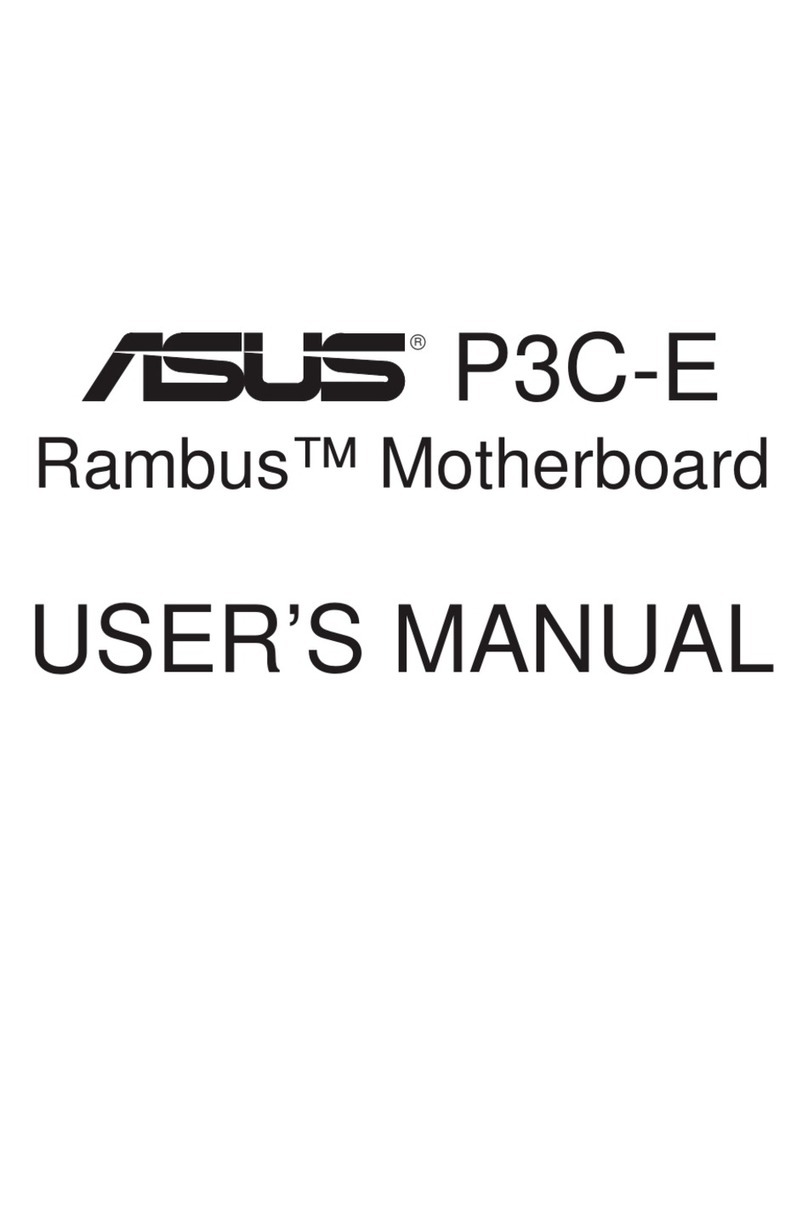 Asus Rambus P3C-E user manual