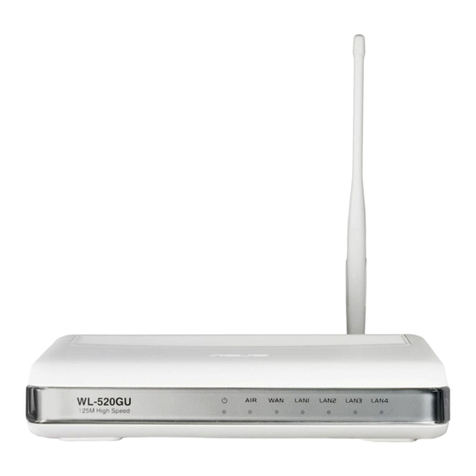 Asus WL 520GU - Wireless Router User manual Asus WL 520GU - Wireless Router User manual