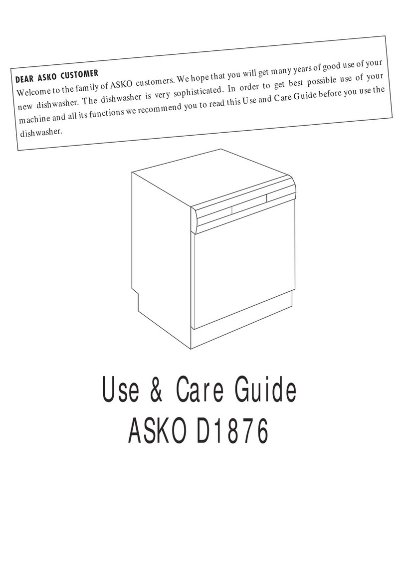 Asko D1876 User manual
