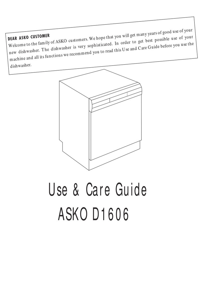 Asko D1606 User manual