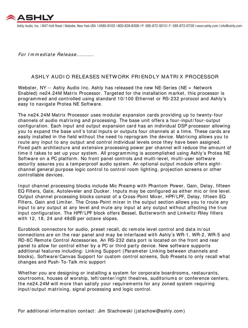 Ashly Protea WR-1 release note