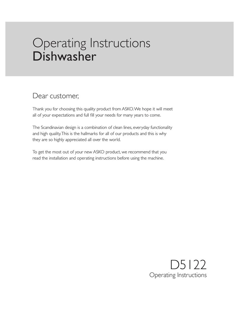 Asko D5122aADA User manual