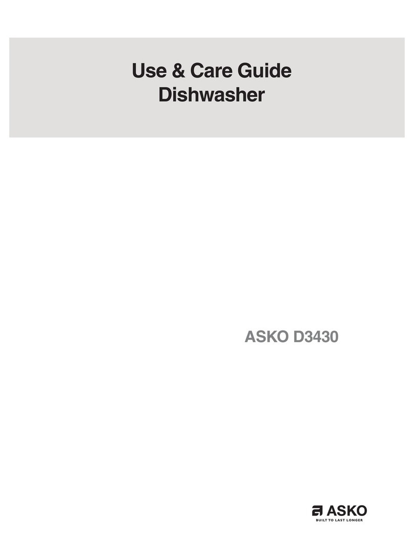 Asko D3430 User manual