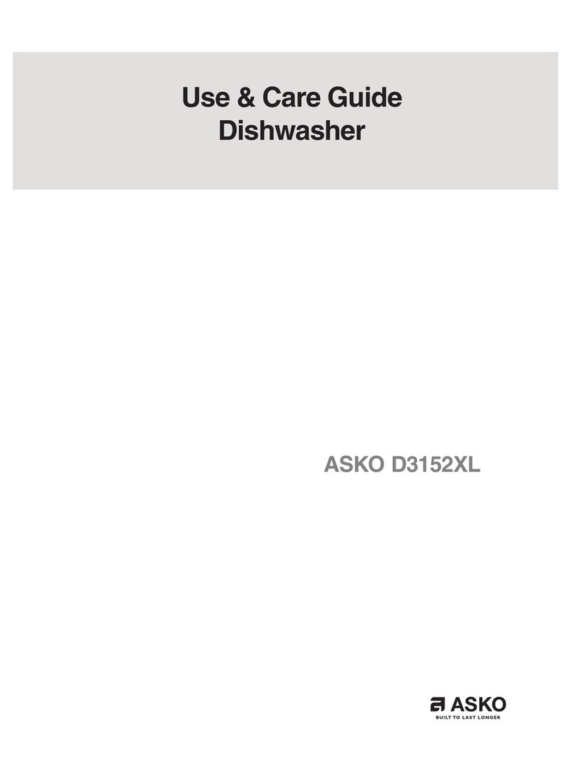 Asko D3152XL Use and care guide