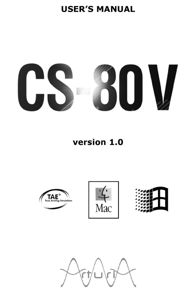 Arturia CS-80V user manual Arturia CS-80V user manual