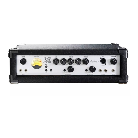 Ashdown EB 15-180 EVO II Combo operating instructions